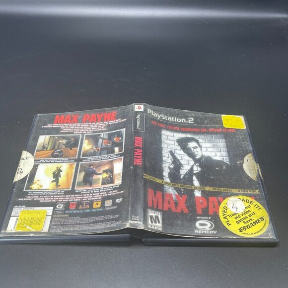 Max Payne (Sony‎ PlayStation 2, 2001) NO MANUAL - Picture 5 of 5